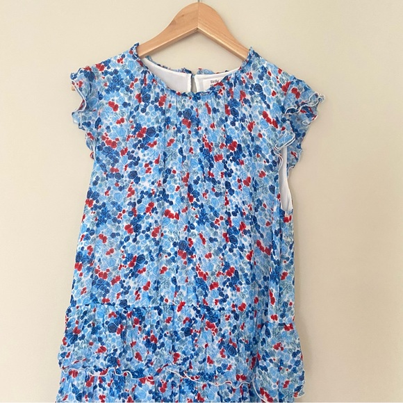 LITTLE MOON Blue Rarity Tiered Maxi Dress - Picture 5 of 13